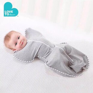 love dream睡袋婴儿防惊跳投降式襁褓宝宝防踢被四季夏薄秋