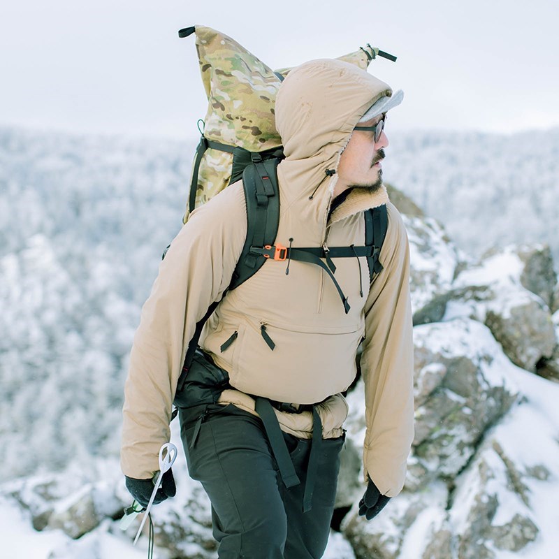 山と道yamatomichi Alpha Anorak男女款秋冬季轻便Polartec保暖衫