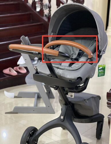 婴儿车扶手把手睡篮扶手把手提手
