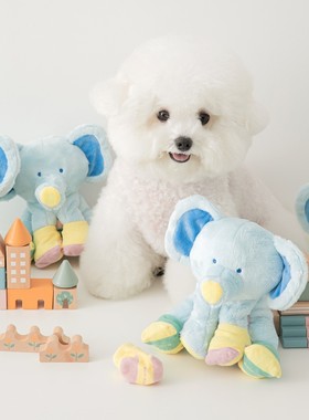 【现货】韩国Biteme正品袜子大象玩具 发声藏食响纸嗅闻狗狗玩具