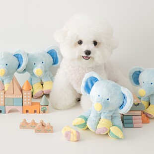 【现货】韩国Biteme正品袜子大象玩具 发声藏食响纸嗅闻狗狗玩具