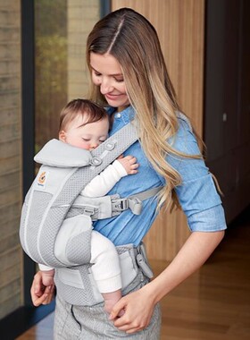 正品ergobaby新生婴儿背带二狗omni360透气宝宝背巾Breeze双肩