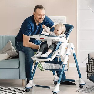 美国费雪宝宝餐椅摇椅尿布台移动儿童吃饭座椅婴儿餐桌椅学坐家用
