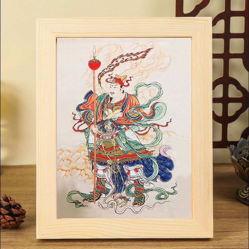 华光大帝神像摆台挂画灵官马元帅马天君马王爷像桌面摆件