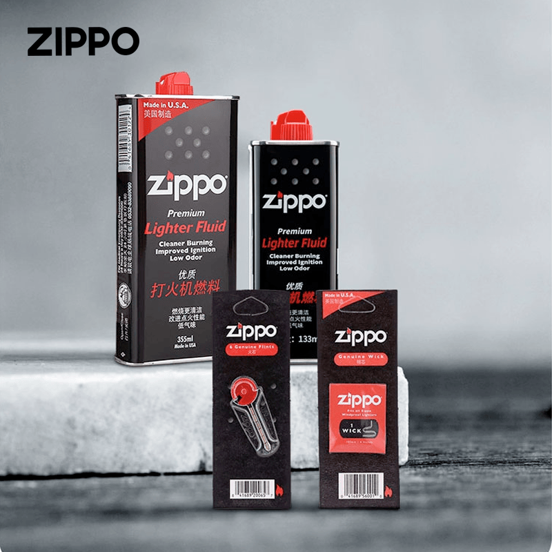 ZIPPO 煤油打火机专用油133ml355ml原装正品zippo煤油燃料火石