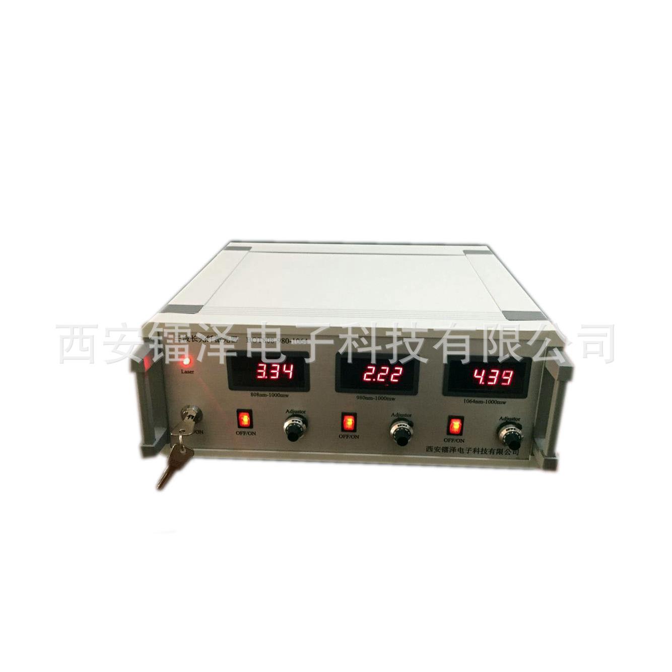 多波长出光红外光纤激光器FC/APC接口配准直器