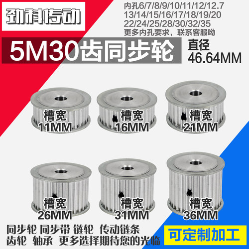 af同步轮htd5m30齿槽JINKE