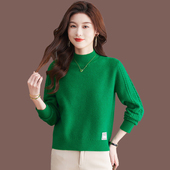 小个子羊绒衫 上衣外穿针织打底衫 女半高领毛衣2025年秋冬新款 短款