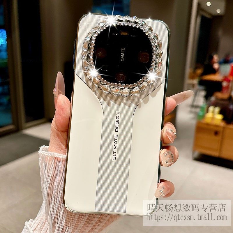 适用华为mate80rs手机壳新款非凡大师mate80硬壳烤漆mate80promax全包镜头防摔带挂绳时尚奢华高级感高档女