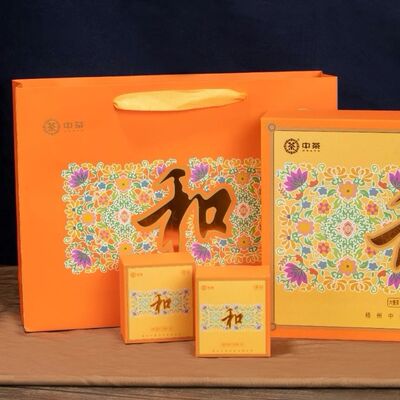 正品中茶六堡茶和礼盒2021陈化240g(30gx8小盒)二级散茶