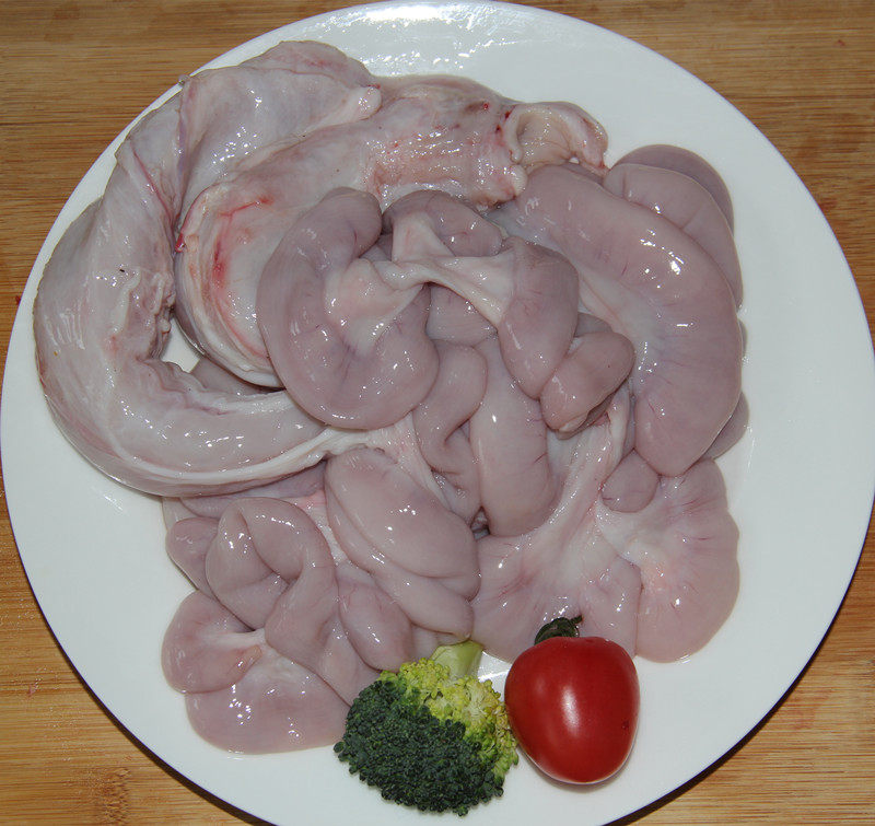 新鲜猪生猪花肠 仔肠生肠 脆肠猪花肠3斤装