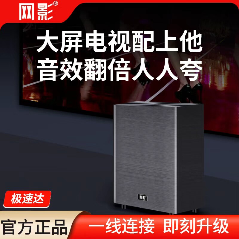 网影电视专用外接低音炮音箱同轴超重低音炮TCL长虹创维海信音响