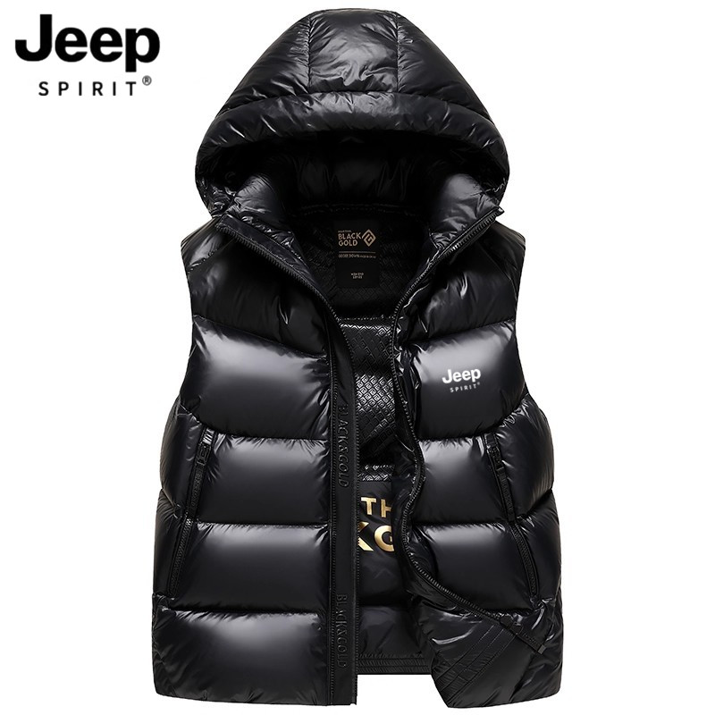 JEEPSPIRT羽绒马甲男款冬季外套