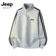 JEEP 青少年纯棉上衣打底 新款 SPIRIT吉普半拉链卫衣男款 2026春季