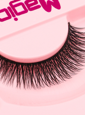 魔幻天使磨尖假睫毛自然浓密仿真裸妆纯手工棉线梗眼睫毛10对L71