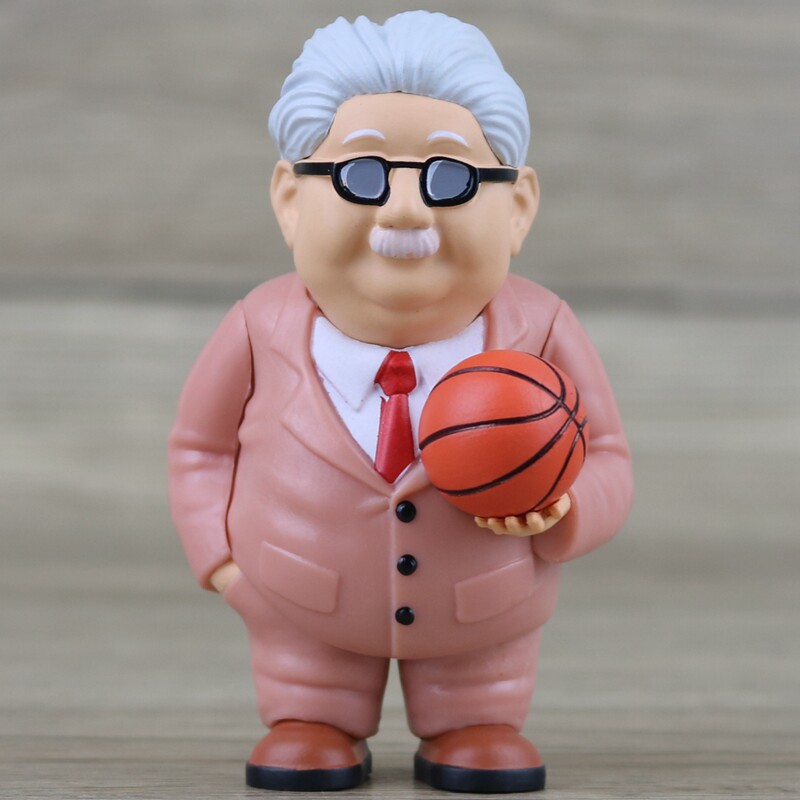 灌篮高手全国大赛 q版安西教练手办汽车摆件老爹湘北五虎飞人篮球