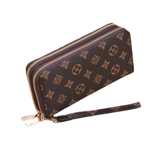 Длинный бумажник, модная вместительная и большая цепочка с молнией, маленькая сумка клатч, европейский стиль