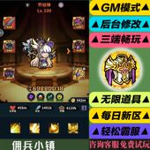 佣兵小镇手游破译版 内置gm后台无限道具内部号折扣steam单机游戏