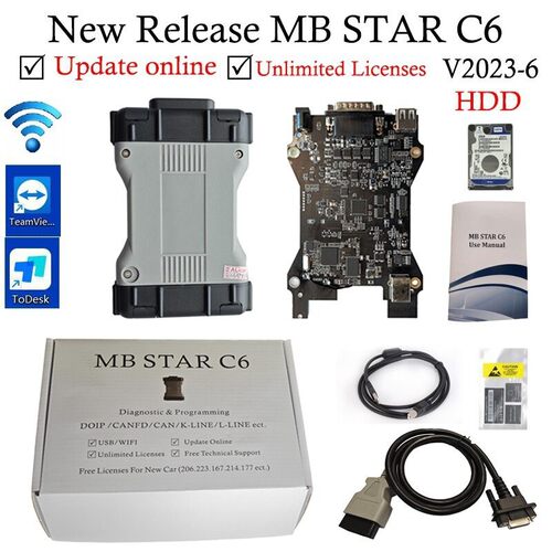 MB STAR C6 DOIP WIFI 汽车故障诊断仪V2023.06诊断软件软件