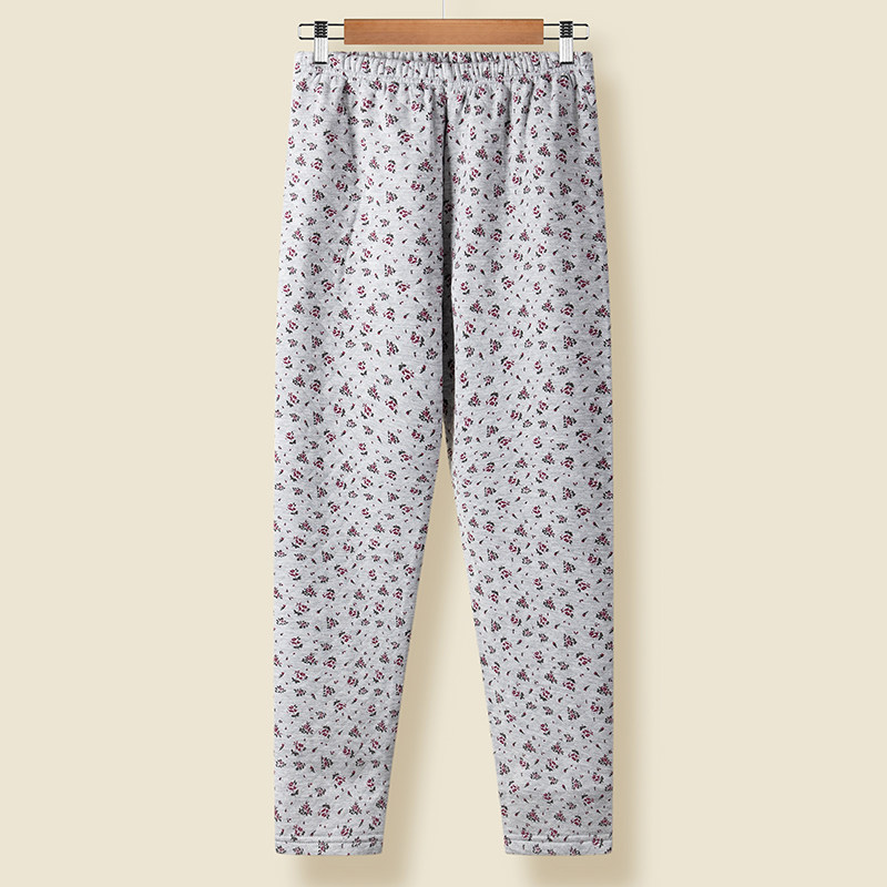 中老年三层夹棉保暖裤棉裤纯棉