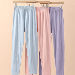 全棉大码 妈妈线裤 薄款 打底裤 中老年人秋裤 女纯棉衬裤 女士春夏秋季