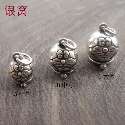 7220 S925纯银泰银配DIY叮当猫哆啦a梦铃铛猫手串吊件|msdalam kategori Aksesori/Barang Kemas Fesyen, aksesori DIY, Barang Kemas DIY Aksesori - dari Buy2taobao.com untuk memberikan perkhidmatan ejen Taobao profesional membeli