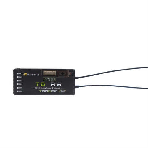 FrSky睿思凯TD R6 2.4G / 900MHz双频接收机6CH PWM通道固定翼FPV