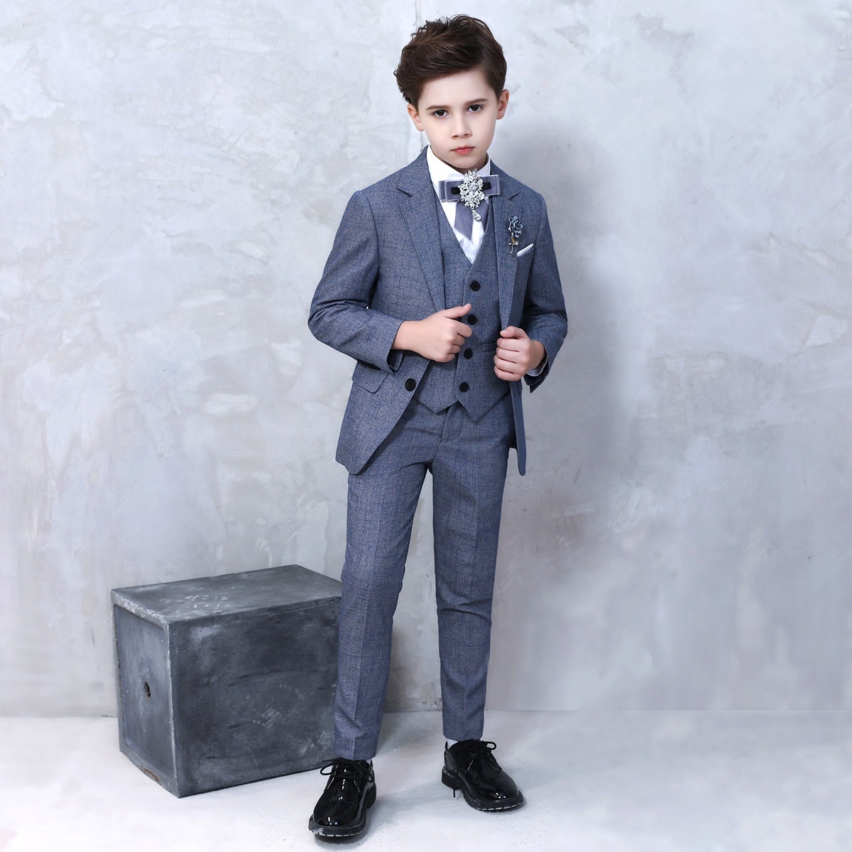 imo 男童西服套装中大童童装走秀西服钢琴演出服花童西服儿童主持|ruв категории Детская одежда, пальто/пиджак/пальто, костюм/небольшой костюм - от Buy2taobao.com для оказания профессиональной услуги покупки агента Taobao