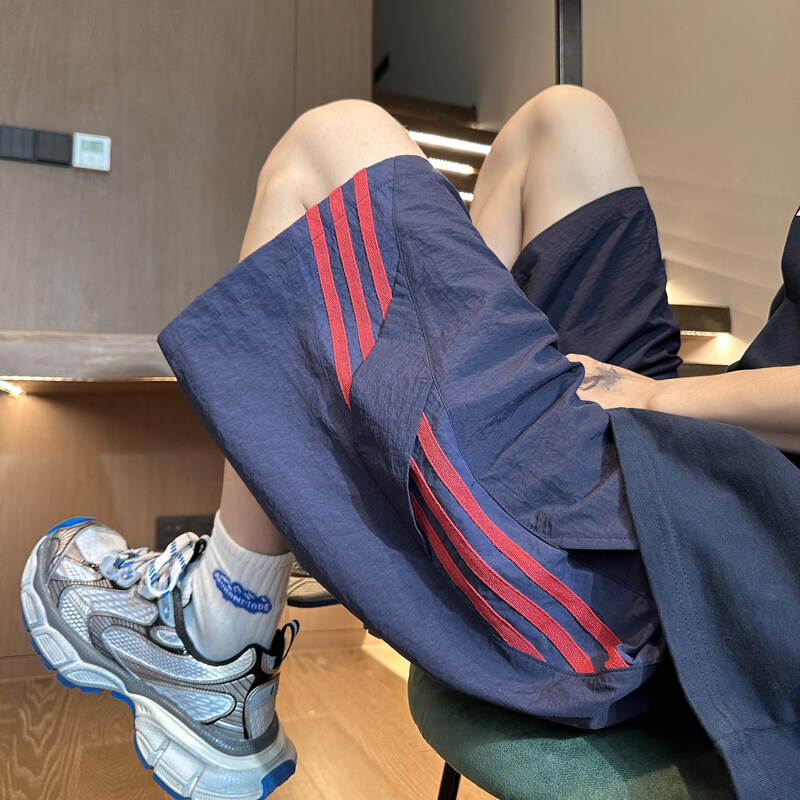 速干篮球运动短裤男款夏季透气2025新款潮流五分休闲百搭宽松裤子