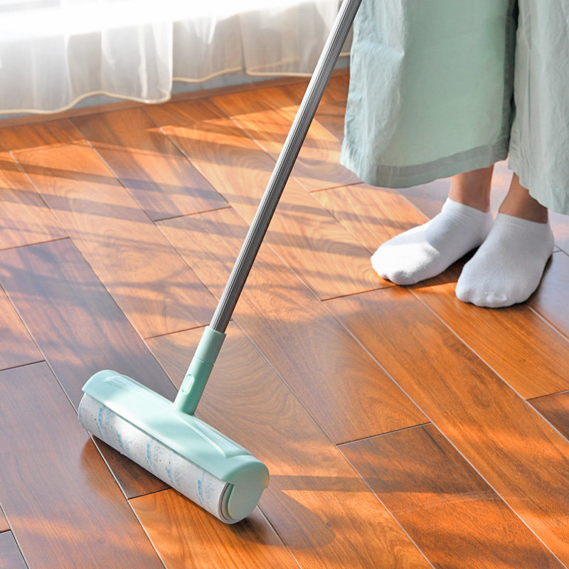 净得丽可伸缩粘毛器滚筒可撕式地毯粘尘纸地板加长23.5cm粘毛拖把,收纳整理,衣物除尘滚/粘毛滚,淘宝优惠券,粉丝福利购,淘宝优惠卷