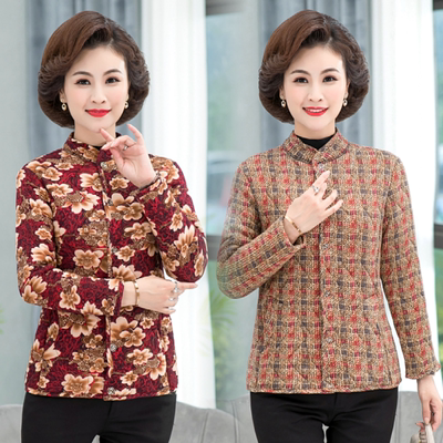 驼绒小棉衣内胆棉服奶奶装