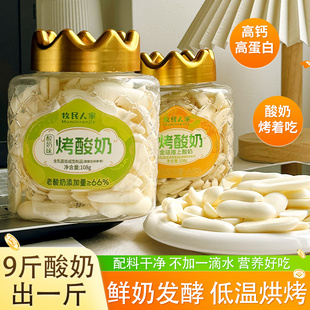 新疆牧民人家特产烤酸奶脆片烤奶皮子烤奶酪奶片办公室奶制品零食