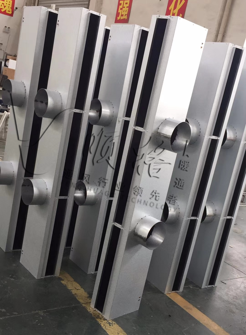 中央空调风管机出风口静压箱出风箱导风管水空调分风回风箱方转圆