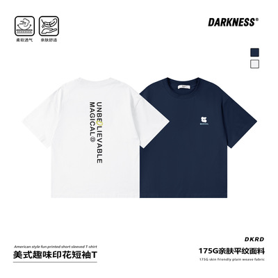 日单童装夏款美式运动男女大童纯棉透气短袖T恤儿童上衣外贸原单