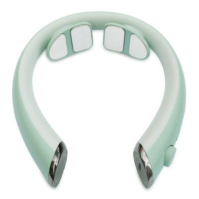 新款颈椎按摩器 EMS+TENS低频脉冲热敷理疗按摩仪颈部按摩器跨境