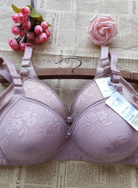 4件装佳姿文胸812薄款大C罩杯大码无钢圈内衣中老年胖妈胸罩933