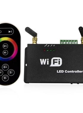 智能手机触摸灯条控制器5050LED七彩RGB灯带WIFI100控制器 WF100