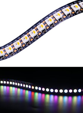 SK6812 RGBW LED 灯带 5050 RGB+W 白光 暖白 30 60 144 灯条 5V