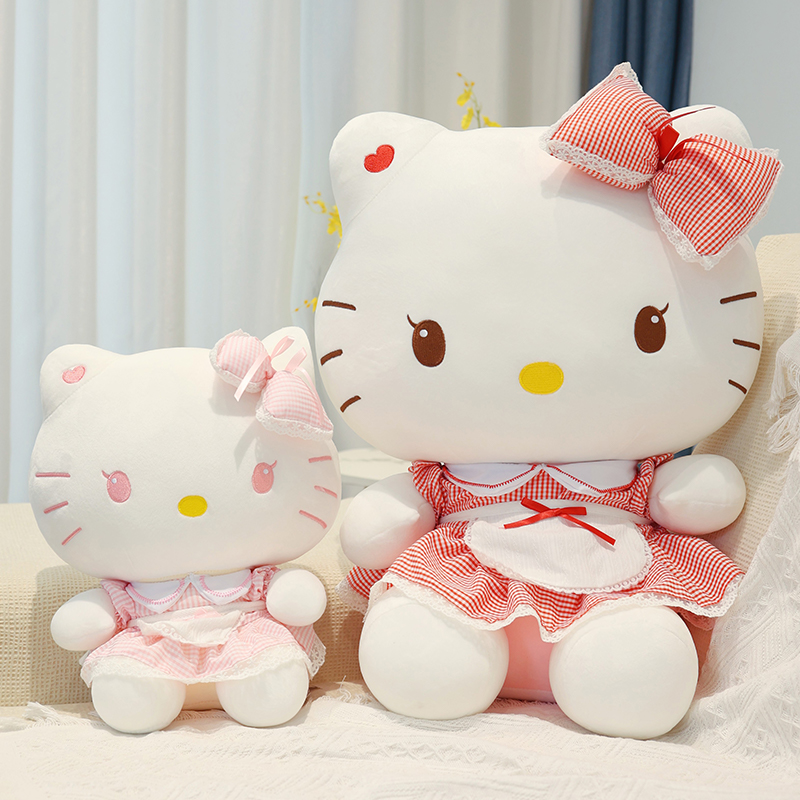 正版hellokitty猫咪玩偶布娃娃女