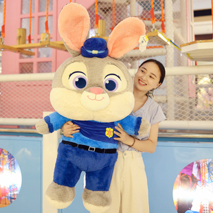 大号疯狂动物城玩偶朱迪警官公仔尼克狐狸毛绒玩具布娃娃女生礼物