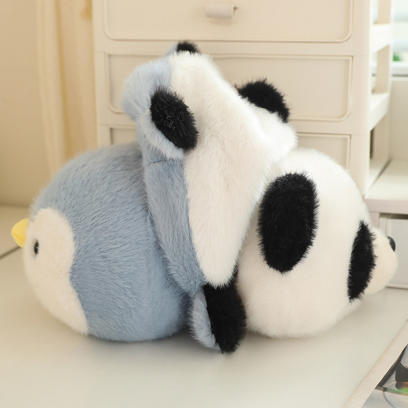 可爱翻转熊猫玩偶变身企鹅公仔生日礼物女生布偶娃娃儿童毛绒玩具,玩具/童车/益智/积木/模型,毛绒/玩偶/公仔/布艺类玩具,淘宝优惠券,粉丝福利购,淘宝优惠卷