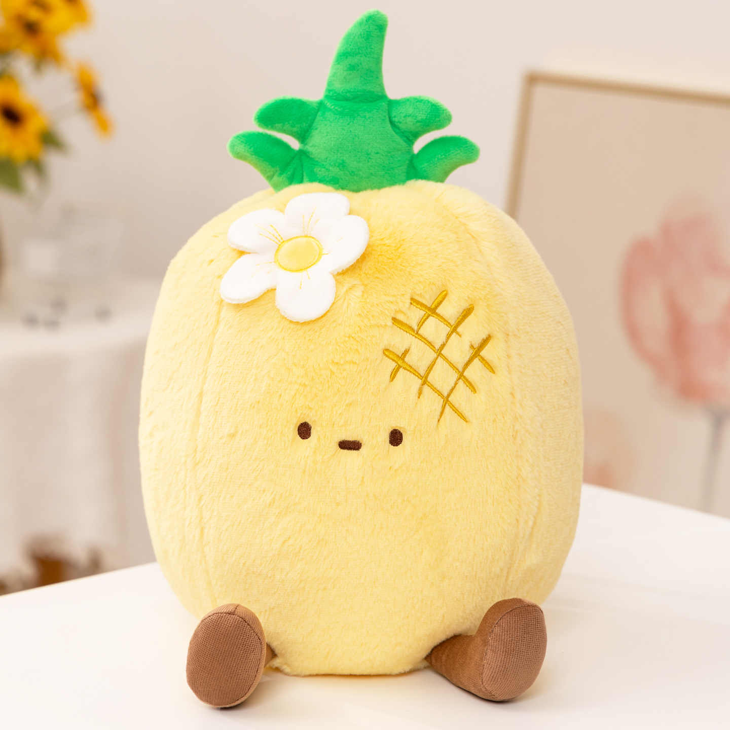 菠萝抱枕女生睡觉玩偶毛绒玩具