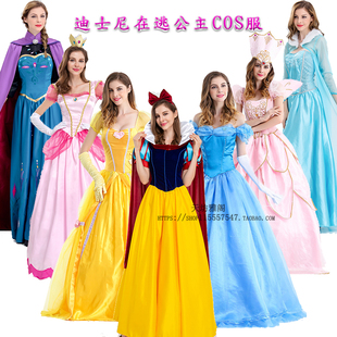 新迪士尼在逃公主舞台演出服恶毒皇后白雪公主睡美人六一节日礼服