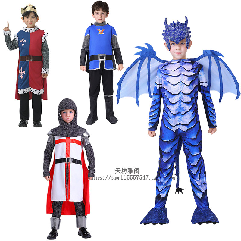 儿童勇士小骑士舞台角色扮演话剧
