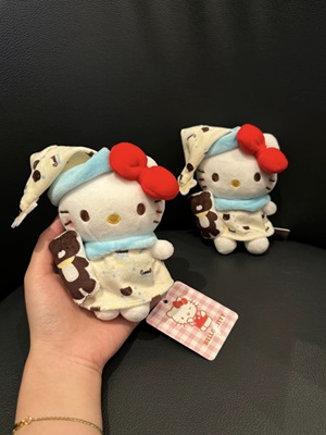 正版睡衣KT包包挂件hellokitty可爱毛绒公仔玩偶钥匙扣礼物伴手礼