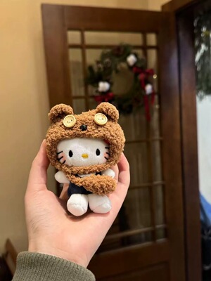 hellokitty包包挂件可爱毛绒钥匙扣哈喽kitty挂饰女生礼物伴手礼