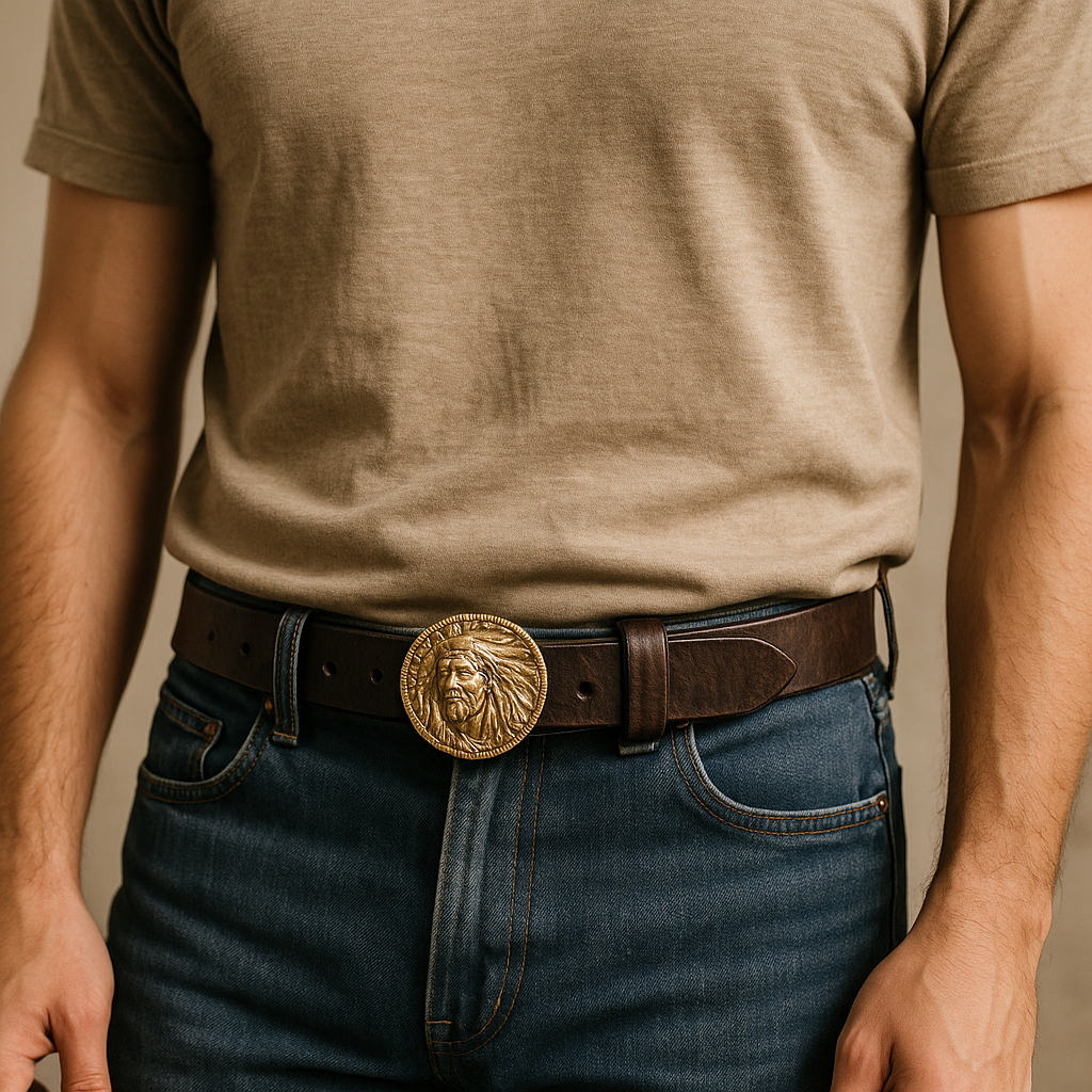 裂古印第安元素真皮腰带，专为机车族打造，解锁街头酷感穿搭！,服饰配件/皮带/帽子/围巾,腰带/皮带/腰链,淘宝优惠券,粉丝福利购,淘宝优惠卷