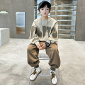套装 运动装 2026新款 潮痞帅儿童卫衣帅气时髦春季 潮 春款 男童春秋装