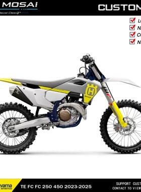 适用于 HUSQVARNA TE FE TC  250 2023-2026恒建胡思瓦娜贴花贴纸