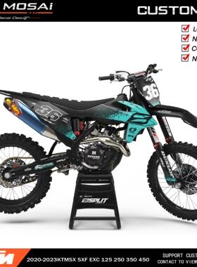2020-2023 KTM EXC250 300XCW350恒建开喜越野摩托车贴花贴膜贴纸